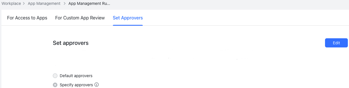 Who is responsible for approving apps?