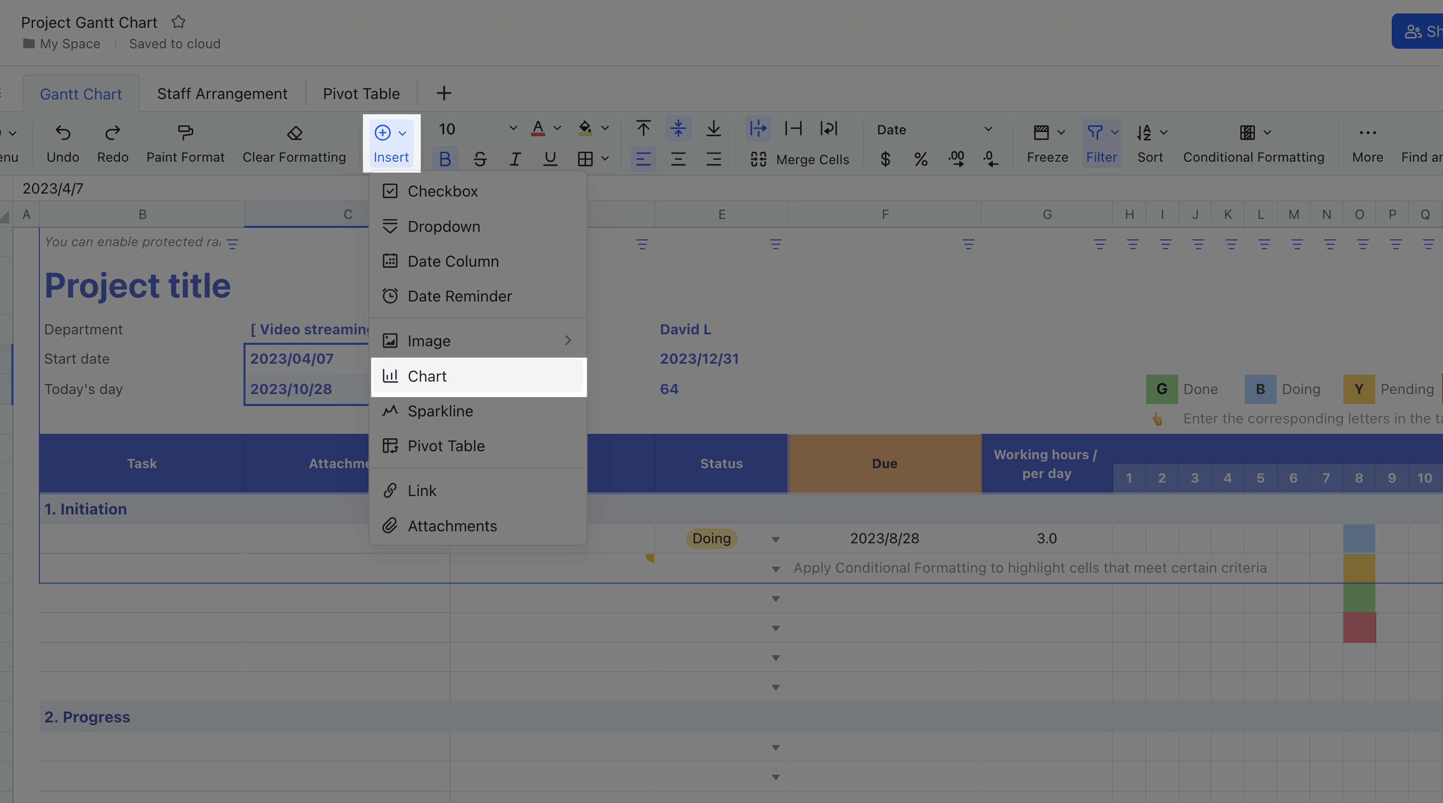 Get started with Sheets